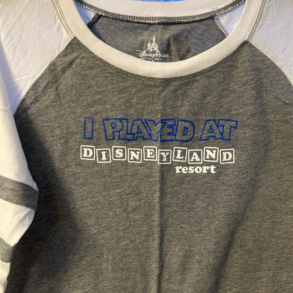 Disney Gray and White small Shirt toy story